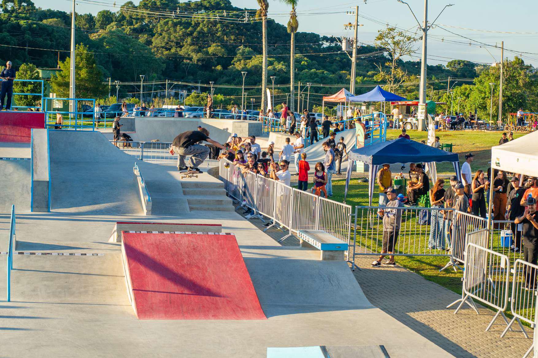Campo Largo sedia abertura do Circuito Paranaense de Skate 2025